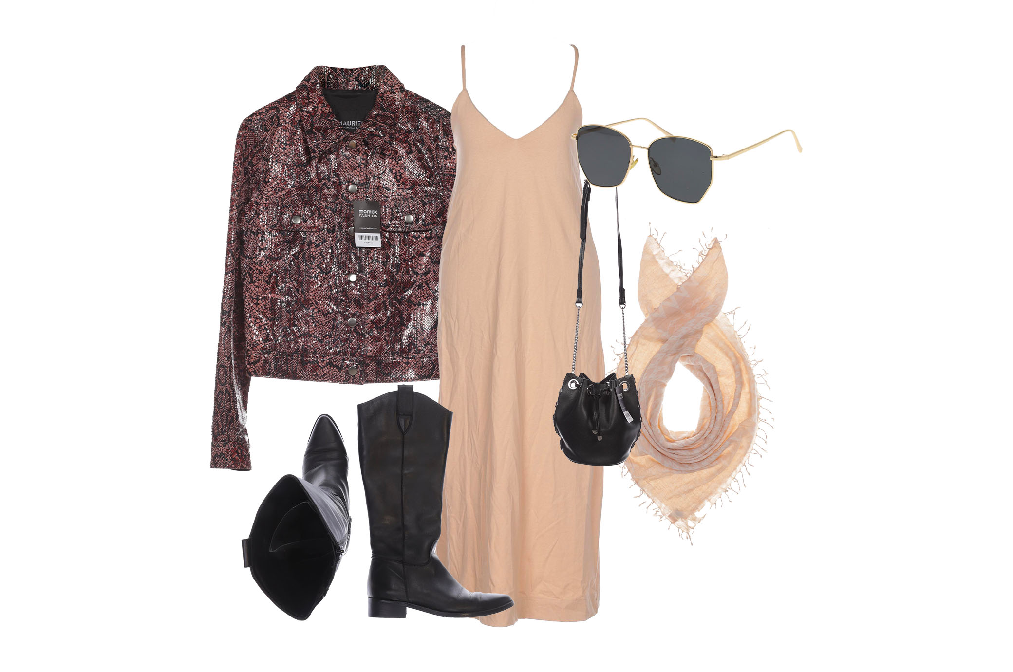 Festival-Outfit Collage